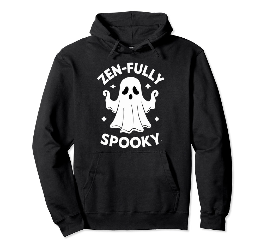 Ghost Monster Meditation Mindfulness Hoodie - Graphic Print for Adults - T-Shirt, Sweatshirt, Hoodie