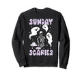 Sunday Skeleton Scaries Funny Office Sweatshirt - Streetwear Style Unisex - T-Shirt, Sweatshirt, Hoodie
