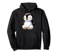 Meditation Penguin Yoga Pose Hoodie - Casual Everyday Wear for Adults - T-Shirt, Sweatshirt, Hoodie