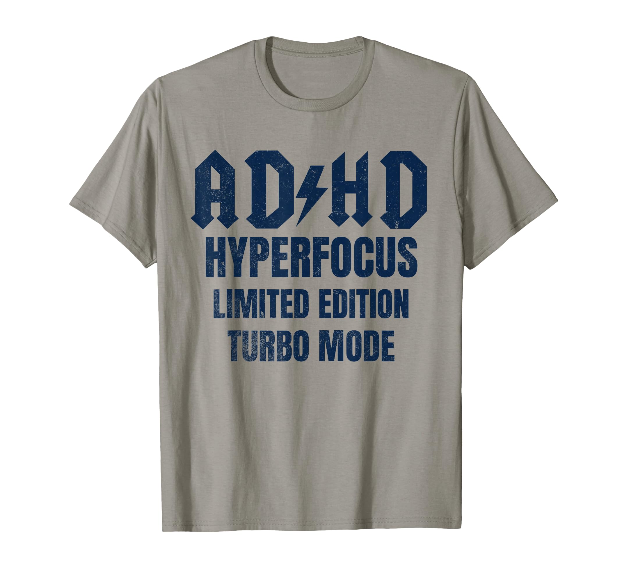 Adhd Hyperfocus Turbo Mode Distressed T-Shirt - Streetwear Style for Adults - T-Shirt, Sweatshirt, Hoodie
