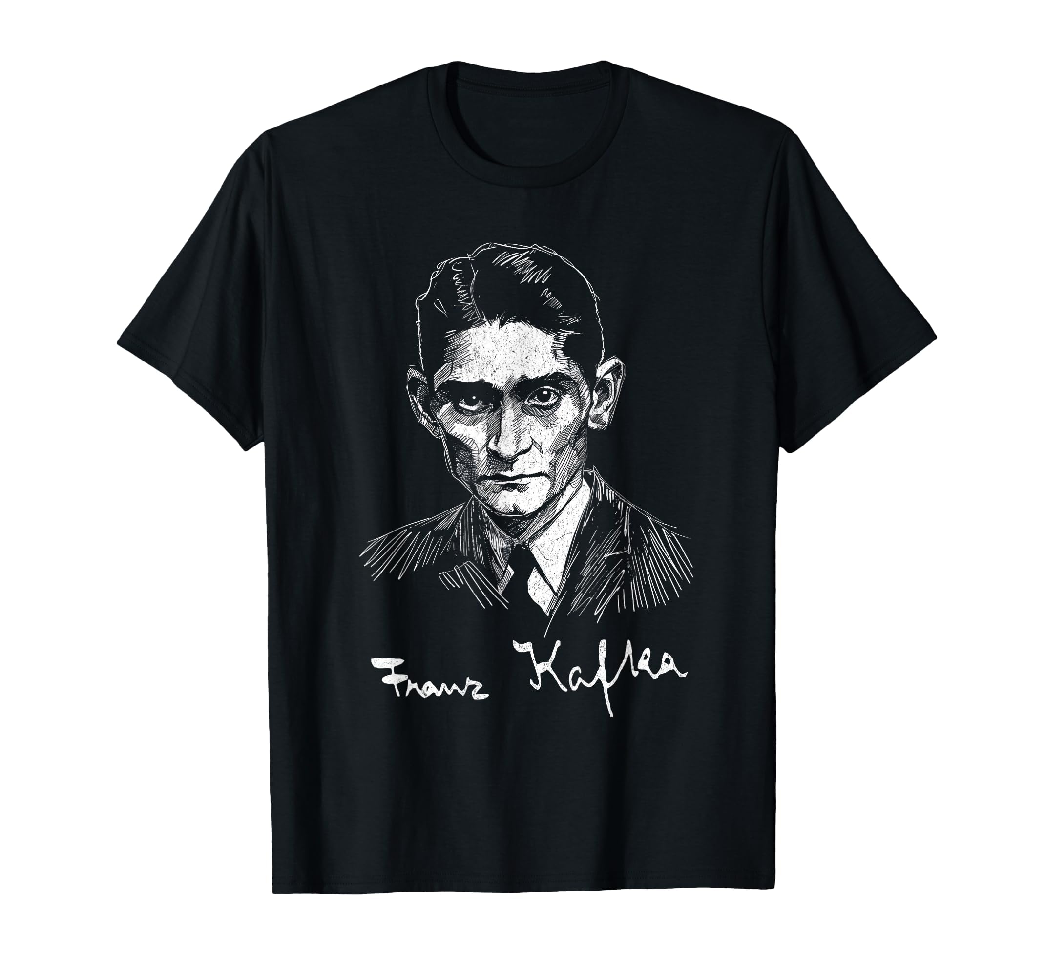 Franz Kafka Signature Literature Fans T-Shirt - Novelty Apparel for Adults - T-Shirt, Sweatshirt, Hoodie