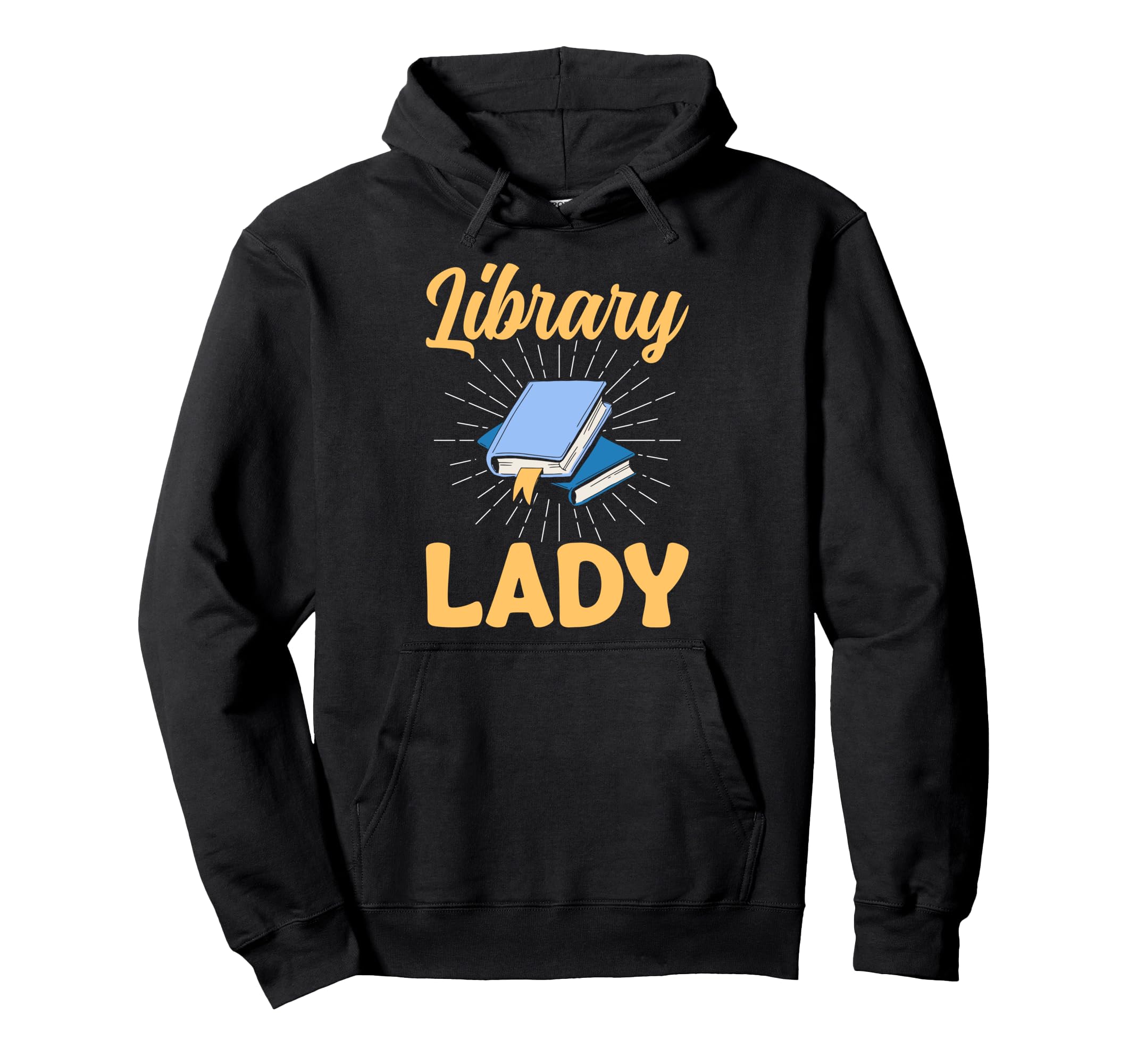 Library Lady Bibliophile Book Lover Hoodie - Aesthetic Graphic Unisex - T-Shirt, Sweatshirt, Hoodie