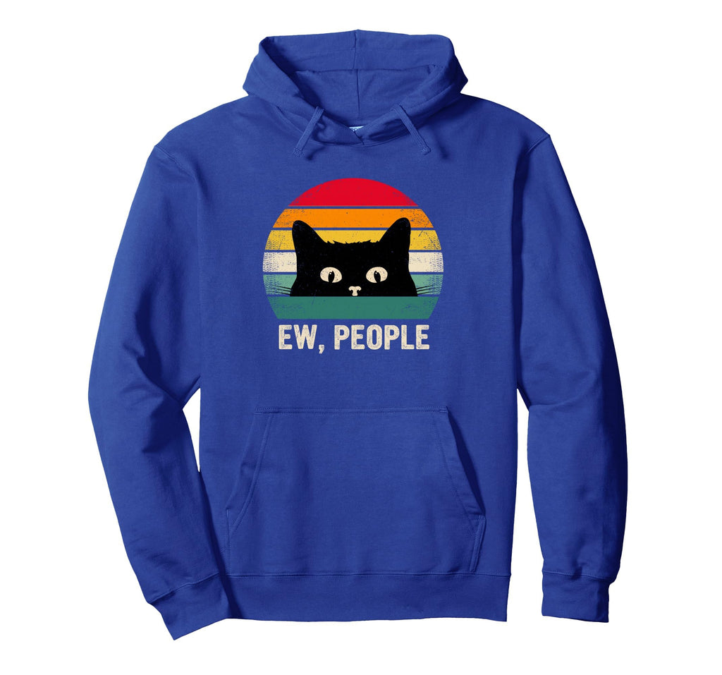 Ew People Cat Social Introvert Hoodie - Casual Everyday Wear for Adults - T-Shirt, Sweatshirt, Hoodie