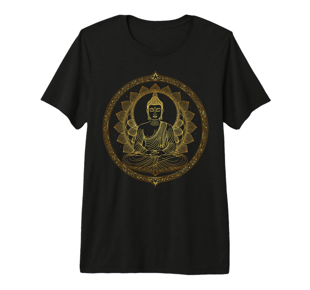 Spiritual Buddha Meditation Minimal Boho T-Shirt - Novelty Apparel Unisex - T-Shirt, Sweatshirt, Hoodie