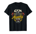 Gym Anxiety Club Motivational T-Shirt - Aesthetic Graphic for Adults - T-Shirt, Sweatshirt, Hoodie