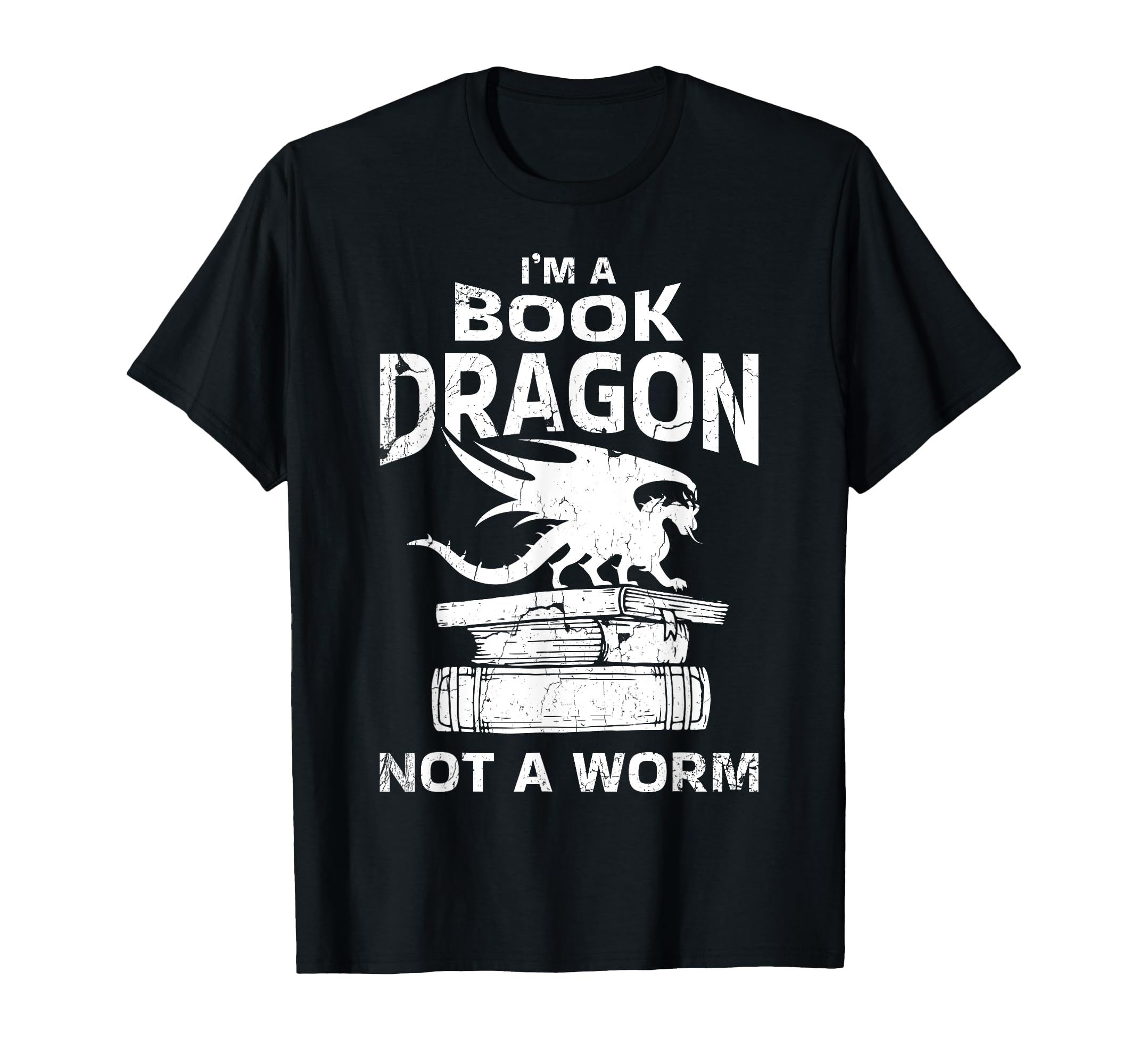 Im Book Dragon Not Worm Book Readers T-Shirt - Custom Art Print Men Women - T-Shirt, Sweatshirt, Hoodie