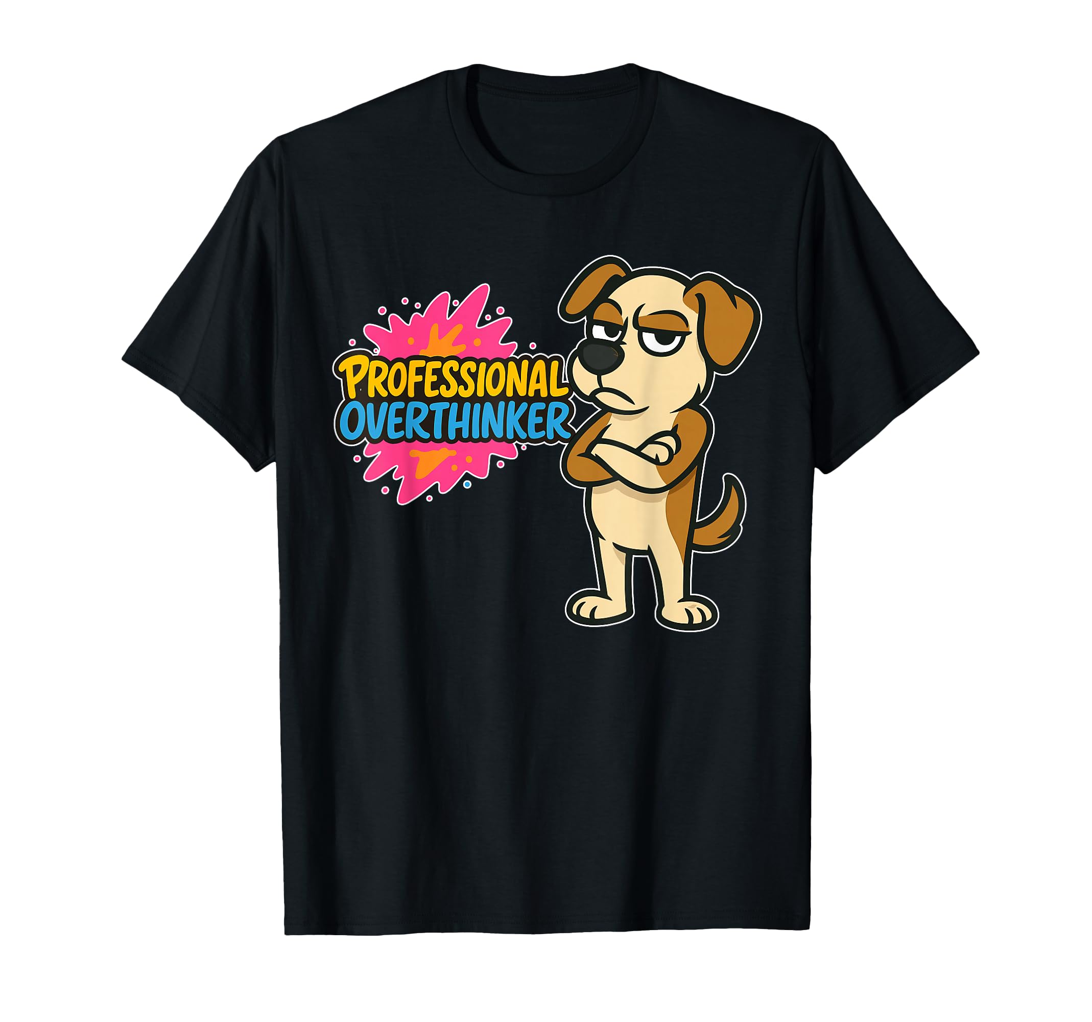 Professional Overthinker Urban Graffiti T-Shirt - Unique Graphic Unisex - T-Shirt, Sweatshirt, Hoodie