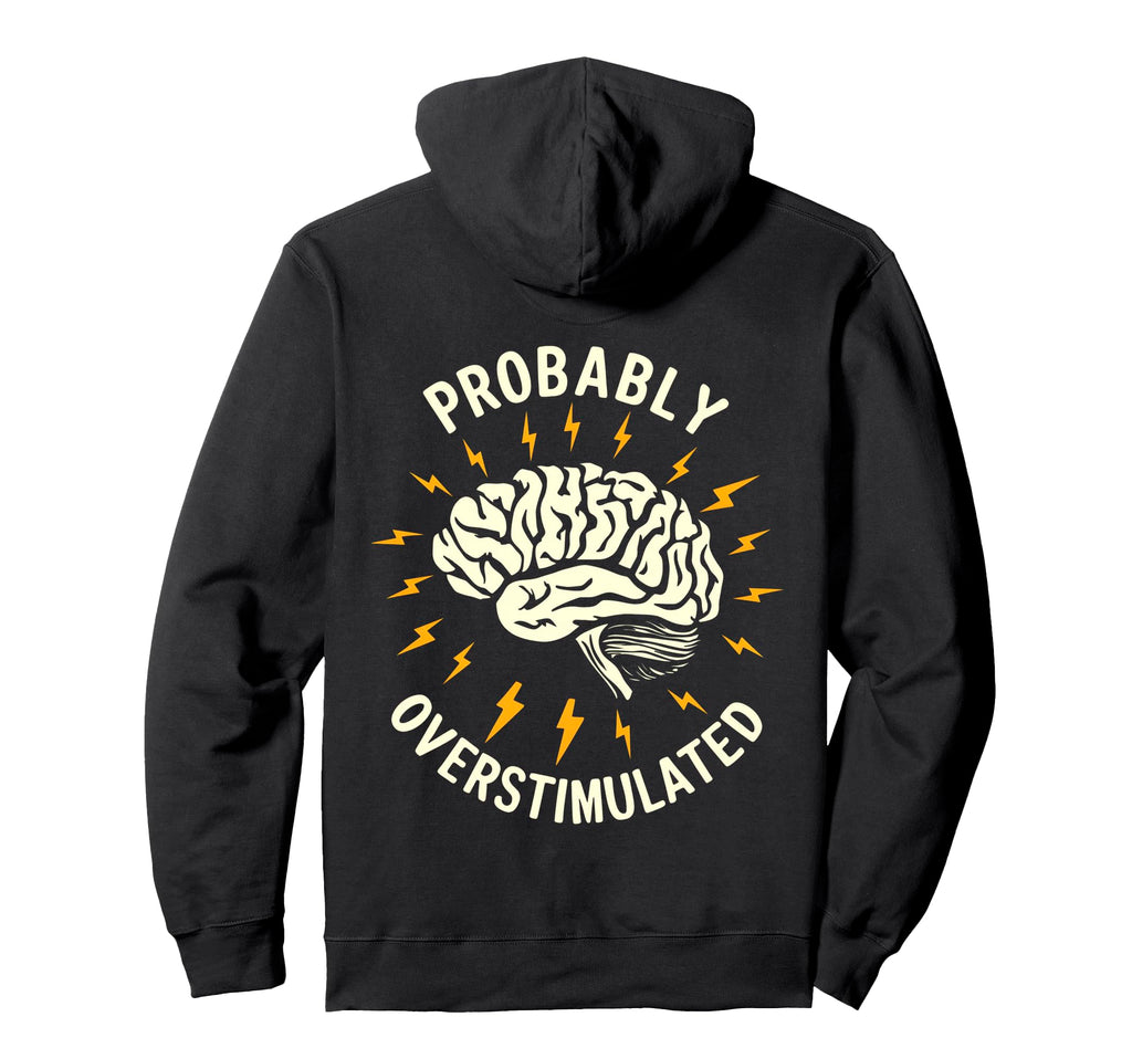 Gehirn Blitze Neurodivers Sweatshirt - Custom Art Print for Adults - T-Shirt, Sweatshirt, Hoodie