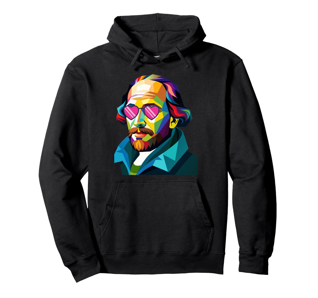 Art Shakespeare Theater Poetry Drama Hoodie - Fun Novelty Design Men Women - T-Shirt, Sweatshirt, Hoodie