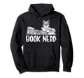 Fox Book Nerd Funny Animal Lover Hoodie - Fun Novelty Design for Adults - T-Shirt, Sweatshirt, Hoodie