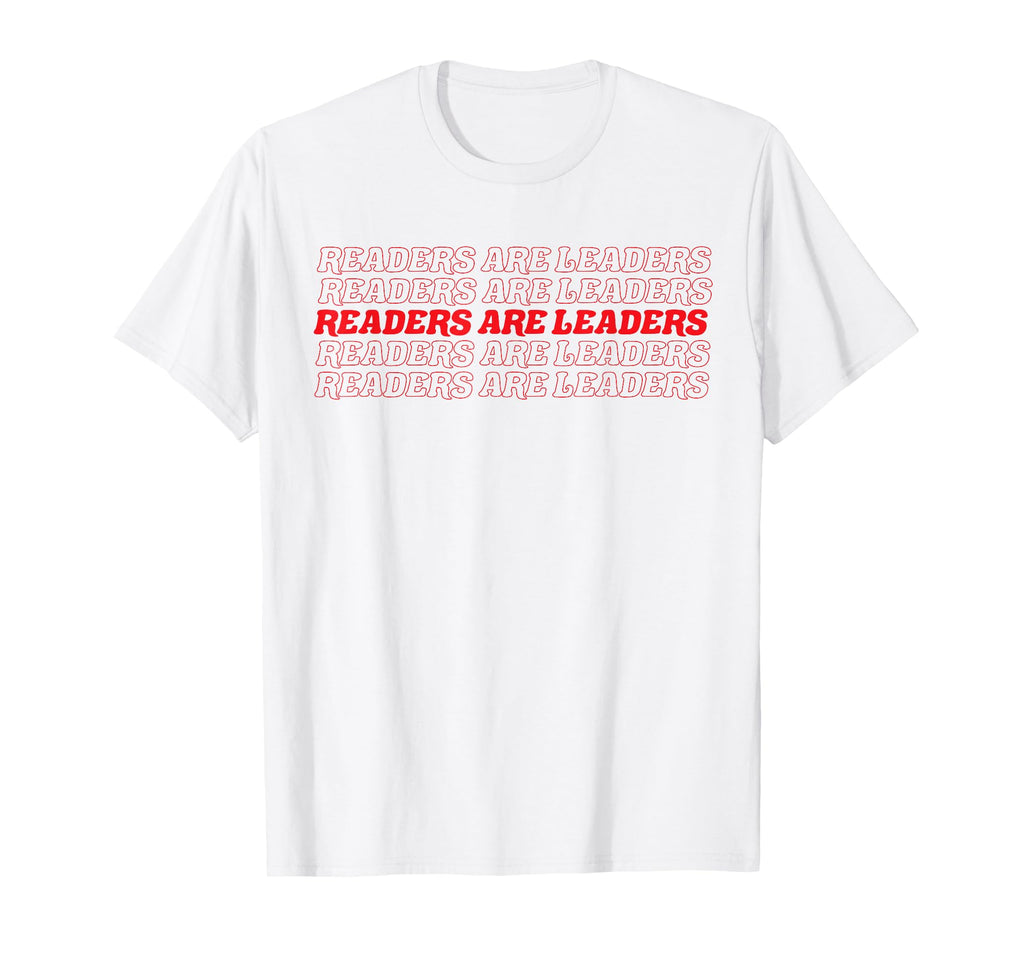 Readers Are Leaders Book Literature T-Shirt - Minimalist Print Unisex - T-Shirt, Sweatshirt, Hoodie
