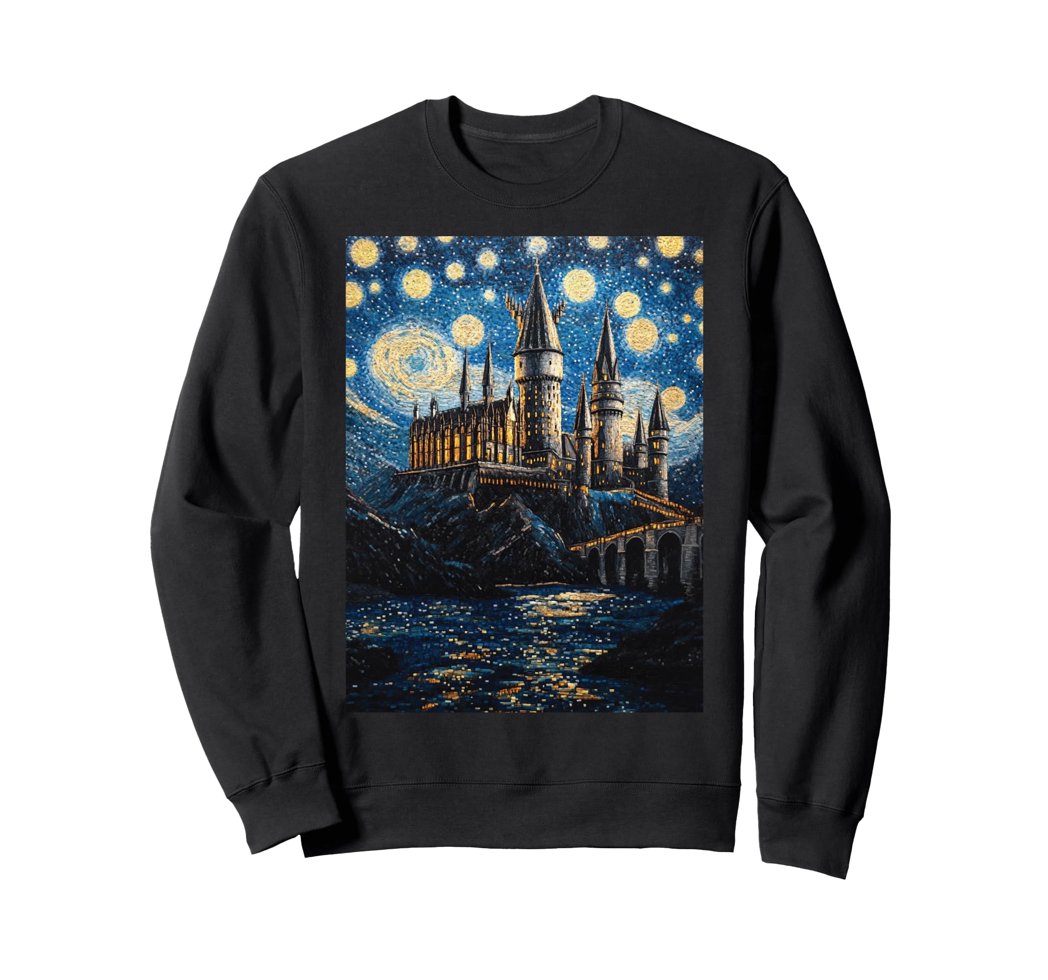 Whimsical Wizard Castle Bookish Sweatshirt - Fun Novelty Design for Adults - T-Shirt, Sweatshirt, Hoodie