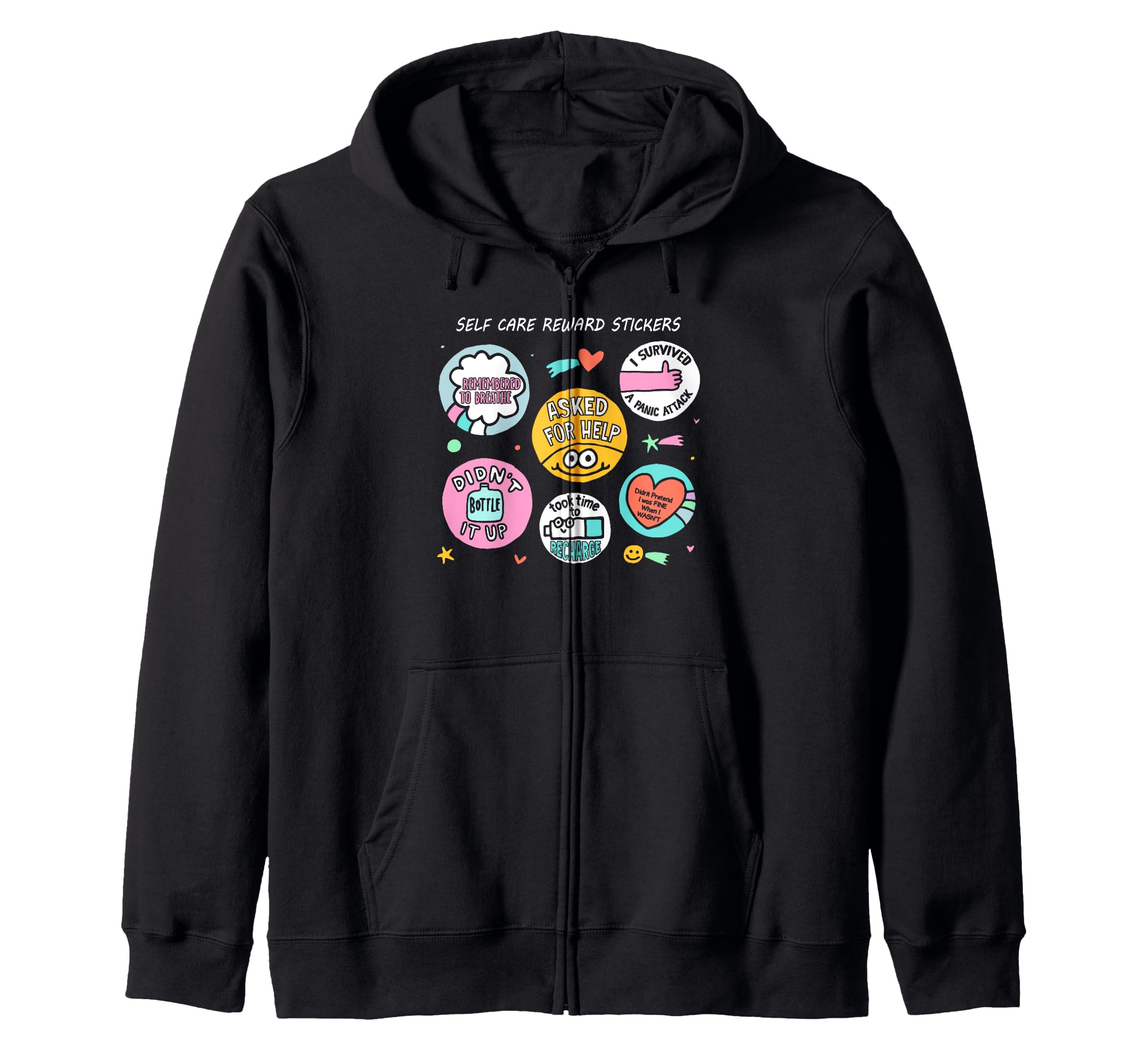 Mental Health Awareness Ribbon Hoodie - Casual Everyday Wear Men Women - T-Shirt, Sweatshirt, Hoodie