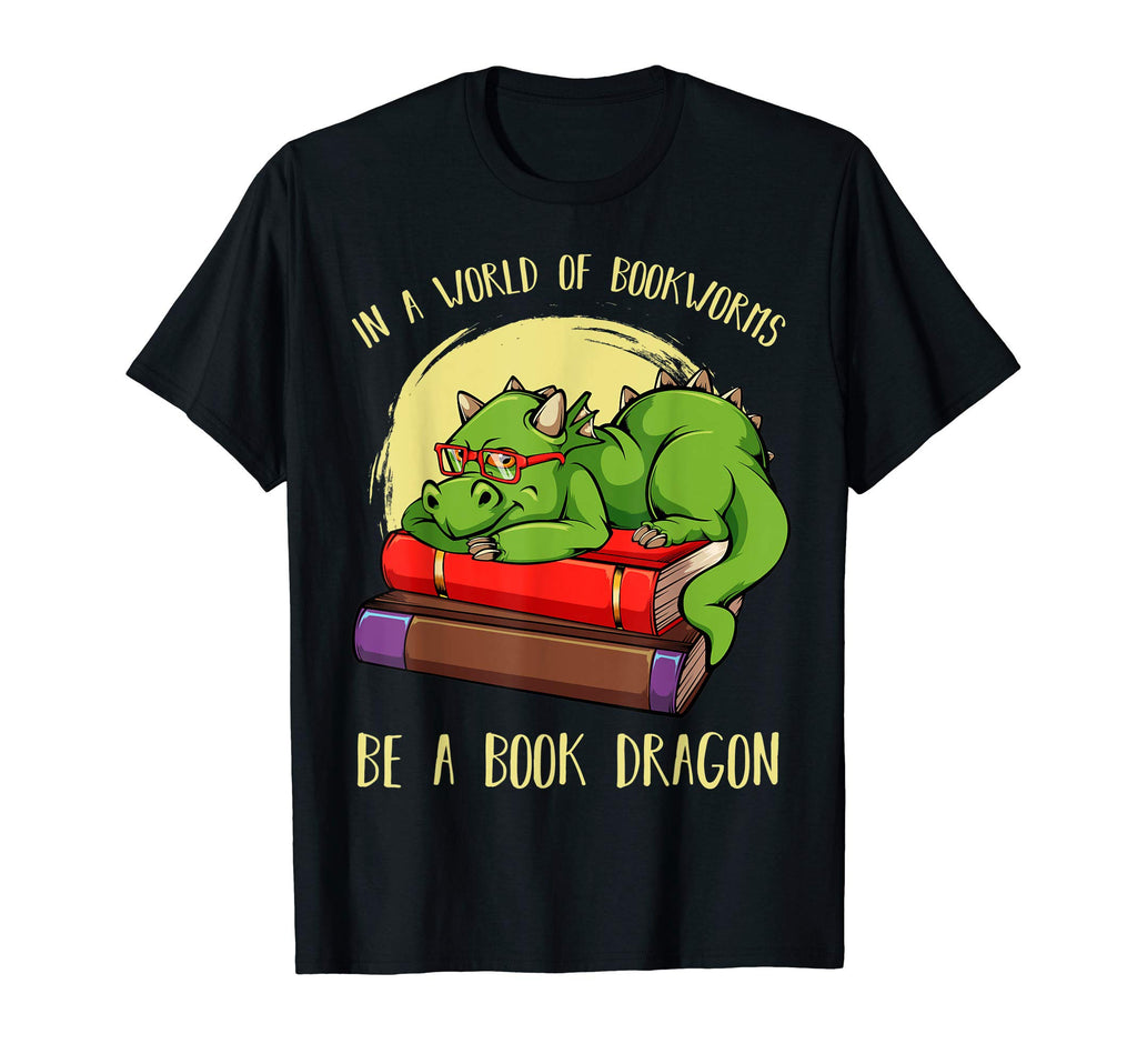 World Bookworms Geek Nerd Books Lover T-Shirt - Unique Graphic Unisex - T-Shirt, Sweatshirt, Hoodie