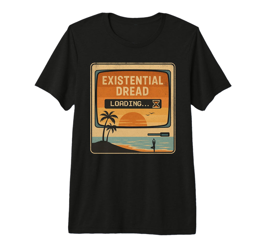 Funny Loading Tech Computer Tri Blend T-Shirt - Casual Everyday Wear Unisex - T-Shirt, Sweatshirt, Hoodie