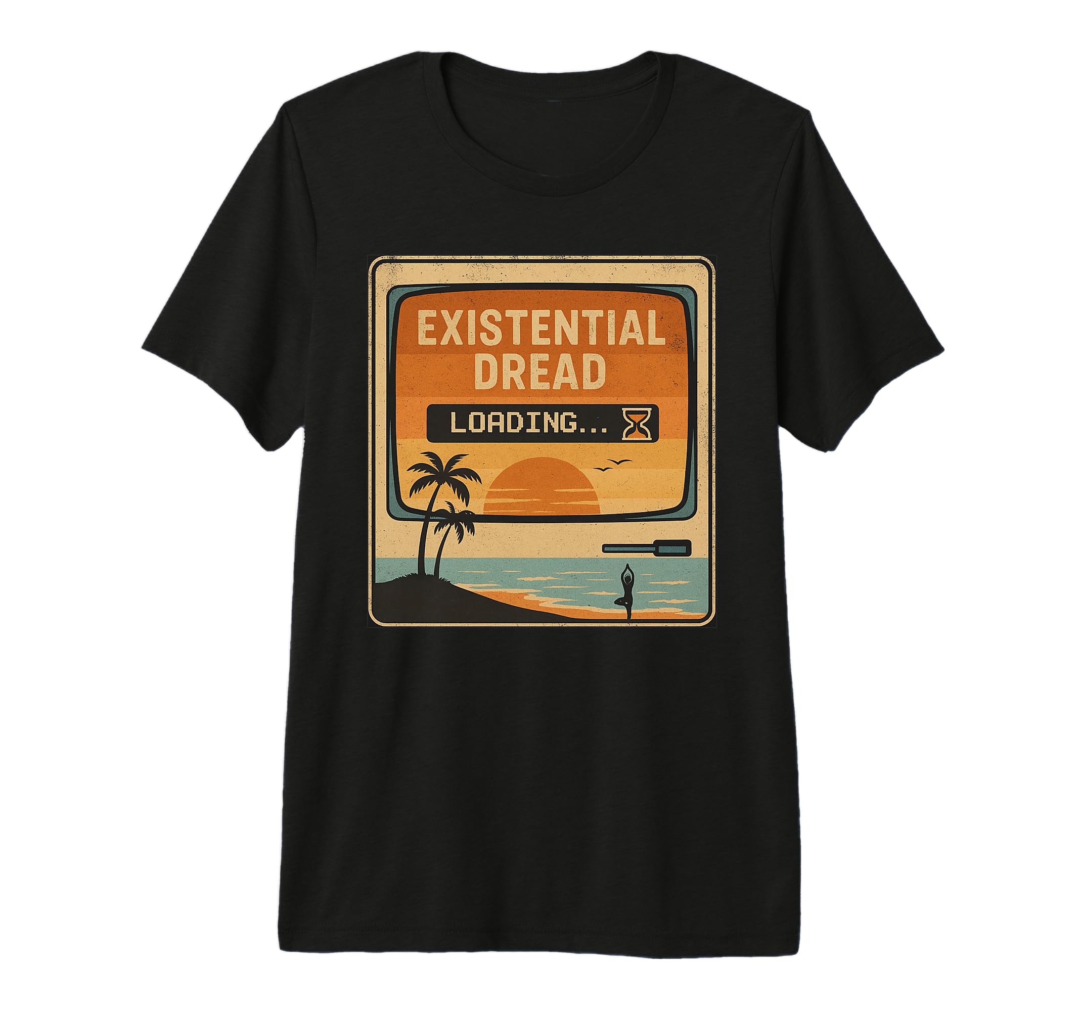 Funny Loading Tech Computer Tri Blend T-Shirt - Casual Everyday Wear Unisex - T-Shirt, Sweatshirt, Hoodie