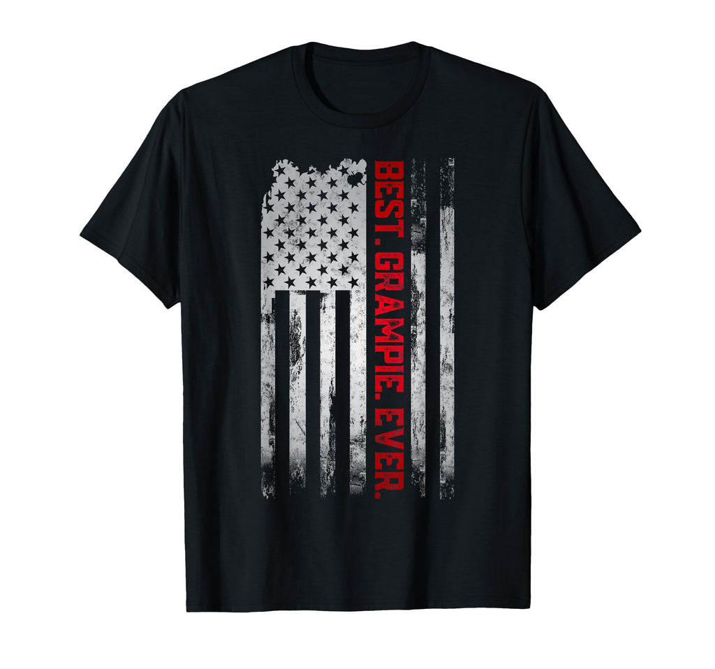 Best Grampie Ever American Usa Flag T-Shirt - Streetwear Style Men Women - T-Shirt, Sweatshirt, Hoodie