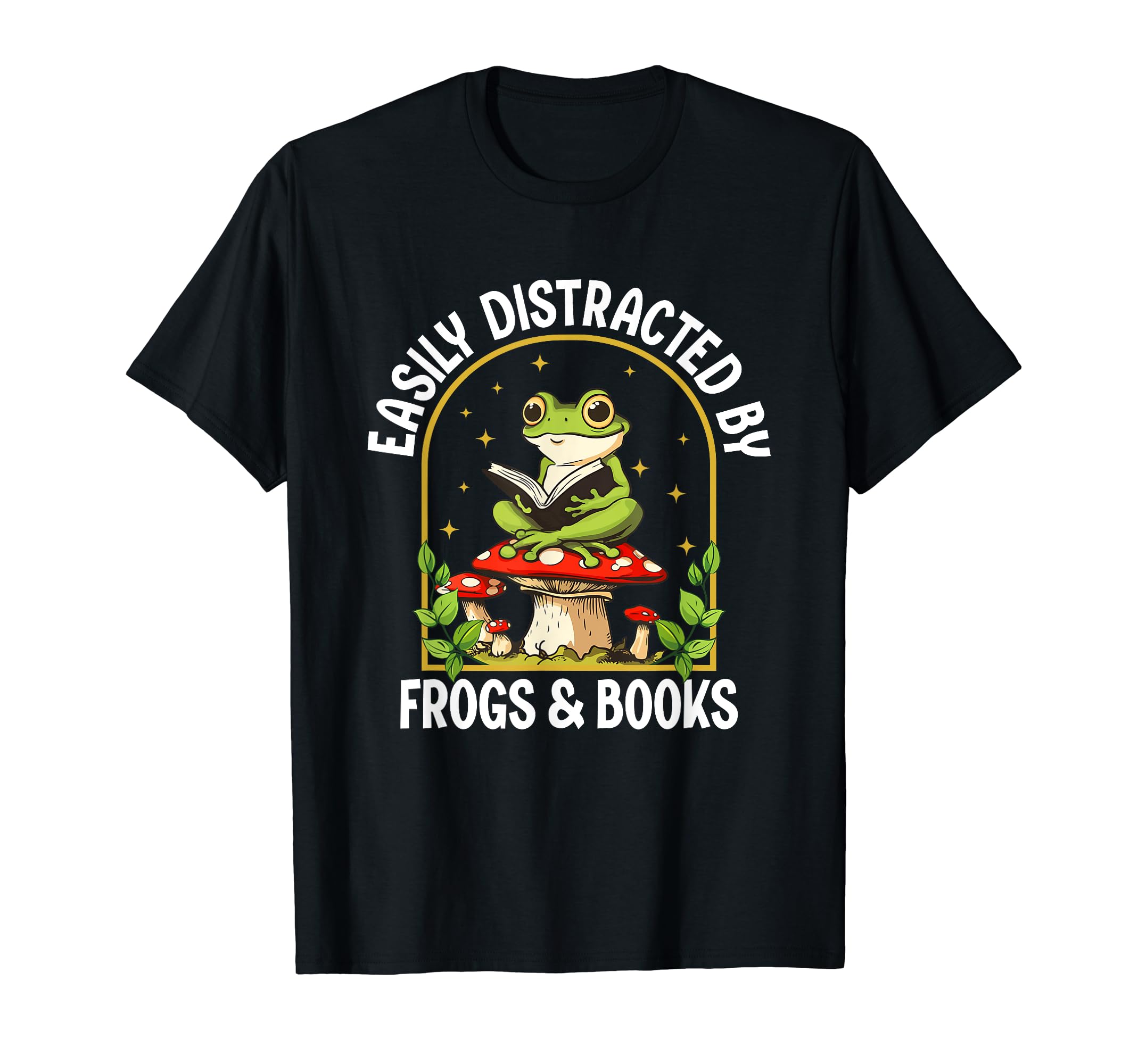 Easily Distracted Books Frogs T-Shirt - Streetwear Style for Adults - T-Shirt, Sweatshirt, Hoodie