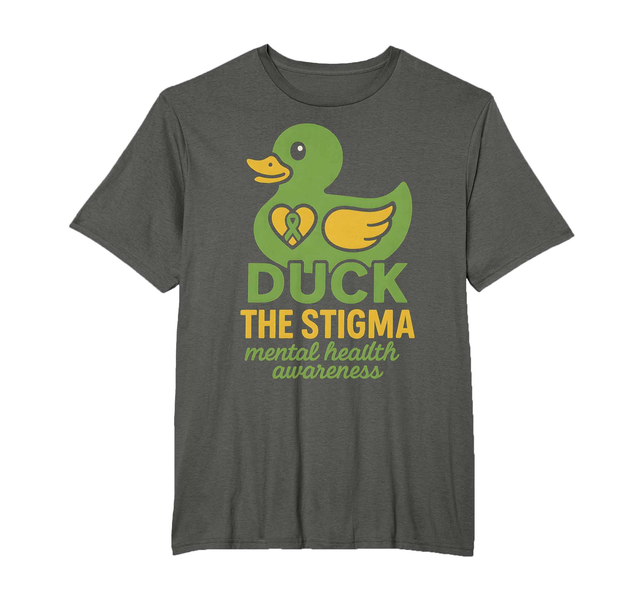 Mental Health Awareness Rubber Duck T-Shirt - Graphic Print Men Women - T-Shirt, Sweatshirt, Hoodie