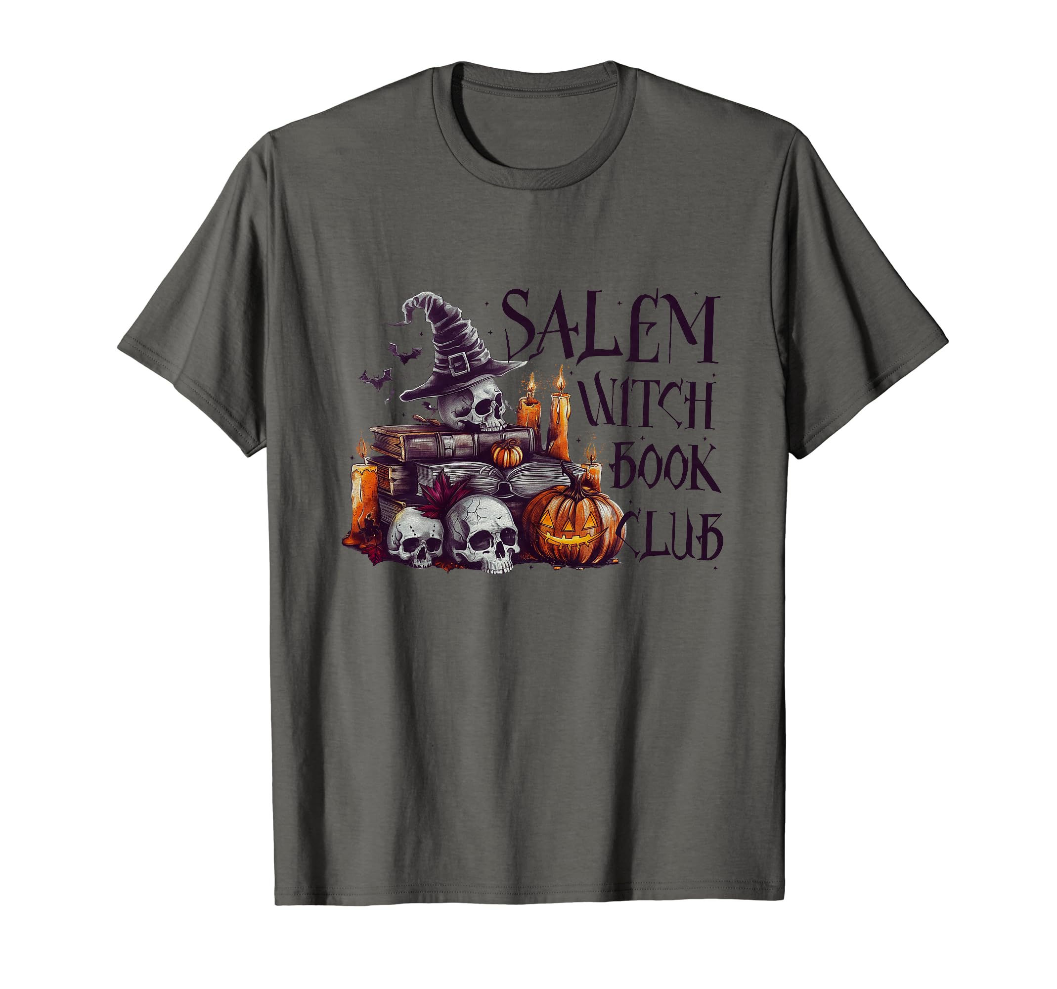 Salem Witch Book Club Halloween T-Shirt - Novelty Apparel Men Women - T-Shirt, Sweatshirt, Hoodie