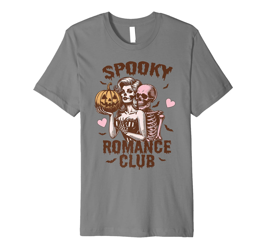 Spooky Romance Club Skeleton Goth T-Shirt - Streetwear Style Men Women - T-Shirt, Sweatshirt, Hoodie