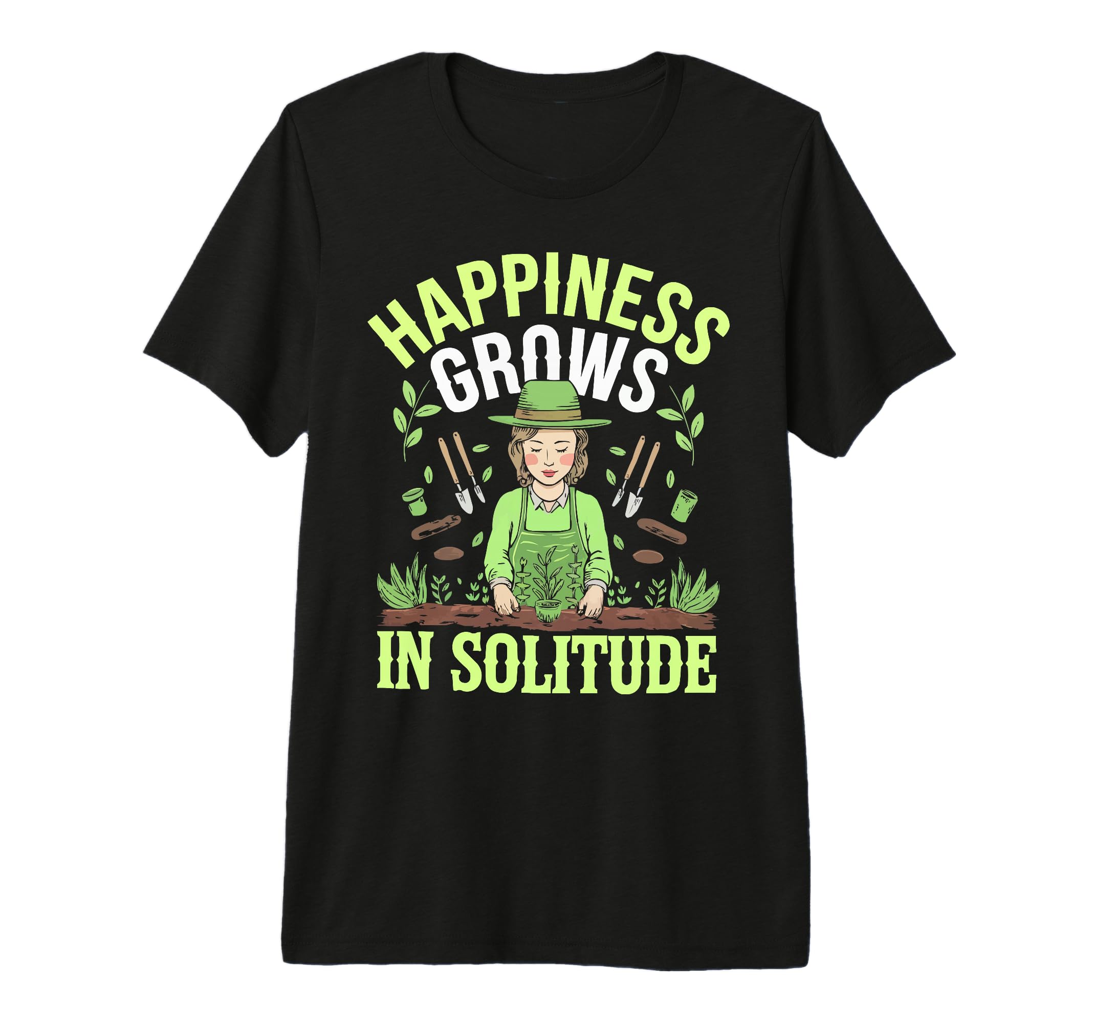 Introvert Gardener Shyness Garden T-Shirt - Trendy Graphic for Adults - T-Shirt, Sweatshirt, Hoodie