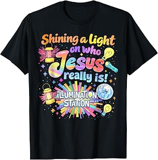 Illumination Station VBS 2026 Bible Jesus Christian Lights T-Shirt Unisex T-shirt, Sweatshirt, Hoodie, Long Sleeve Tee - T-Shirt, Sweatshirt, Hoodie