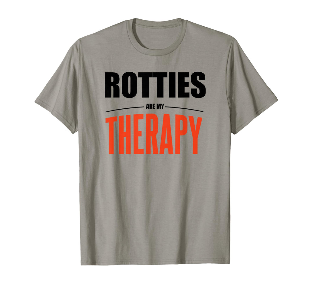 Rottweilers Are My Therapy Funny Dog T-Shirt - Fun Novelty Design Men Women - T-Shirt, Sweatshirt, Hoodie