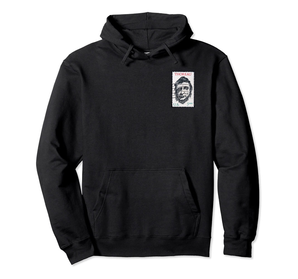 Henry David Thoreau Postal Stamp Hoodie - Trendy Graphic for Adults - T-Shirt, Sweatshirt, Hoodie