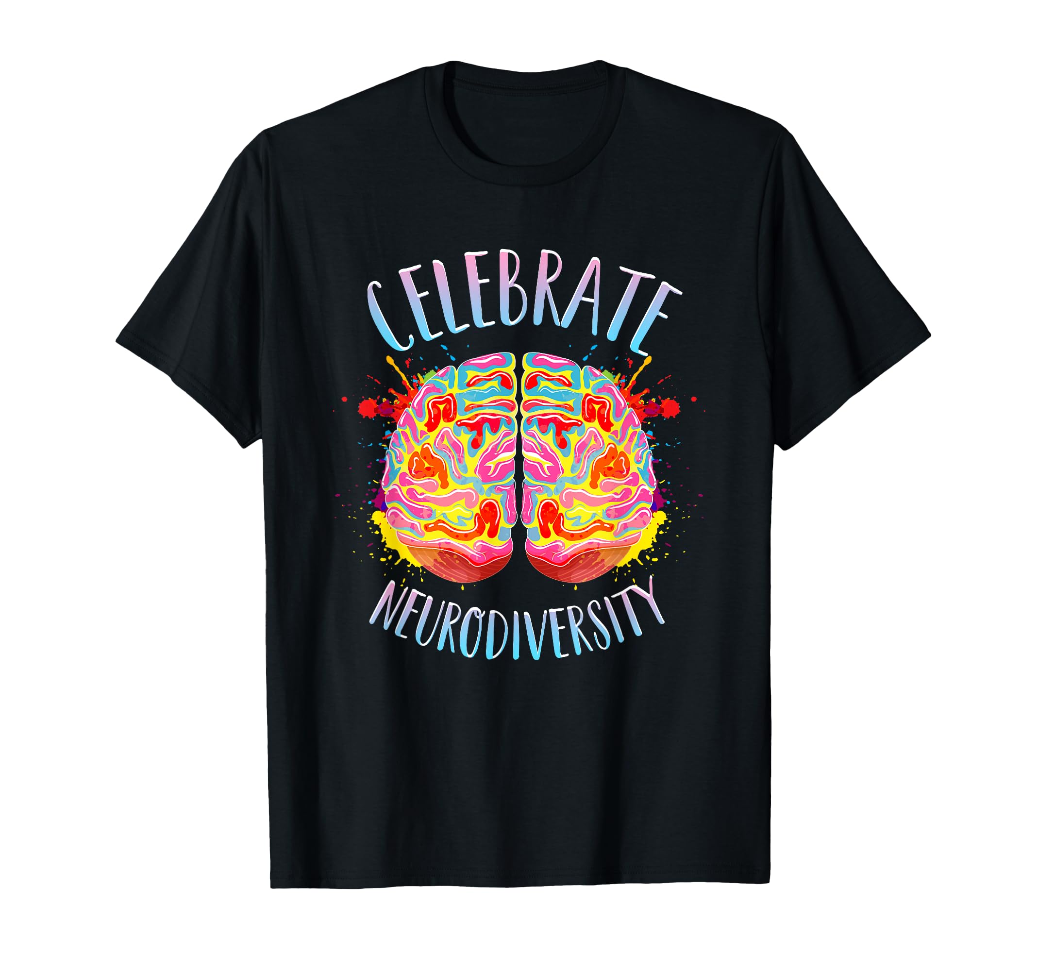 Neurodiversity Celebrate Spectrum T-Shirt - Minimalist Print Men Women - T-Shirt, Sweatshirt, Hoodie
