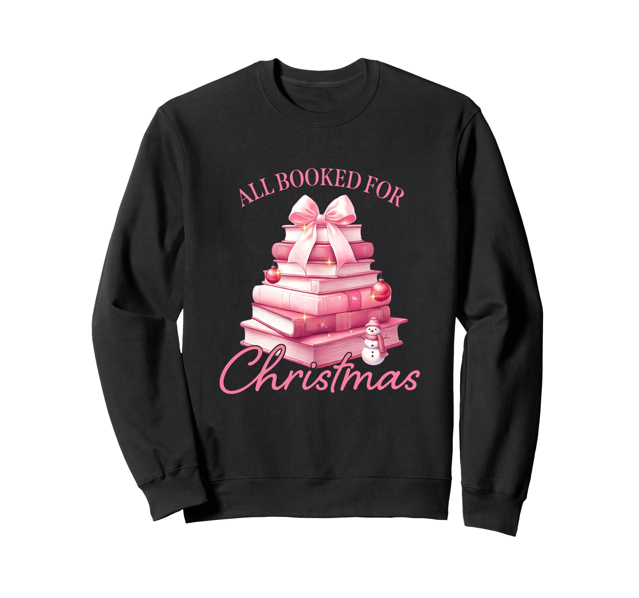 All Booked Book Nerd Sweatshirt - Graphic Print Unisex - T-Shirt, Sweatshirt, Hoodie