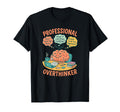 Professional Overthinker Funny Brain T-Shirt - Custom Art Print Men Women - T-Shirt, Sweatshirt, Hoodie