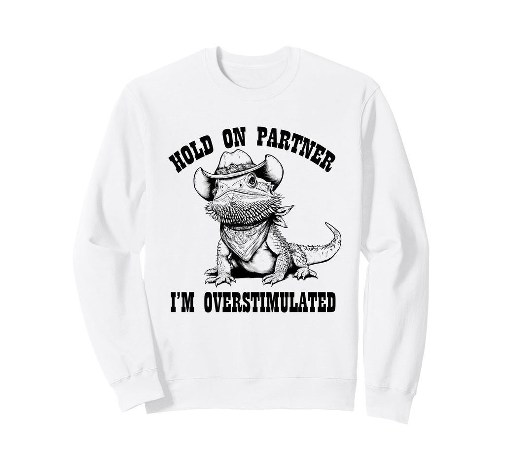 Adhd Western Howdy Partner Sweatshirt - Aesthetic Graphic for Adults - T-Shirt, Sweatshirt, Hoodie