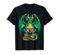 Book Dragon Reading Lover Gift Co T-Shirt - Trendy Graphic Men Women - T-Shirt, Sweatshirt, Hoodie