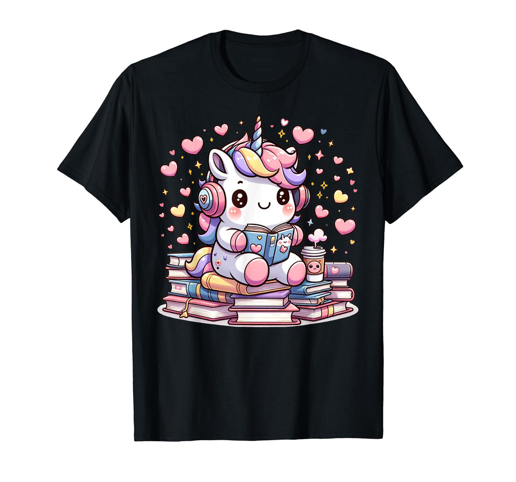 Funny Anime Kawaii Rainbow Unicorn T-Shirt - Novelty Apparel for Adults - T-Shirt, Sweatshirt, Hoodie