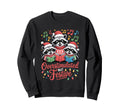 Overstimulated But Festive Raccoon Sweatshirt - Unique Graphic for Adults - T-Shirt, Sweatshirt, Hoodie