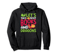 Books And Dragons Bookworm Hoodie - Casual Everyday Wear for Adults - T-Shirt, Sweatshirt, Hoodie