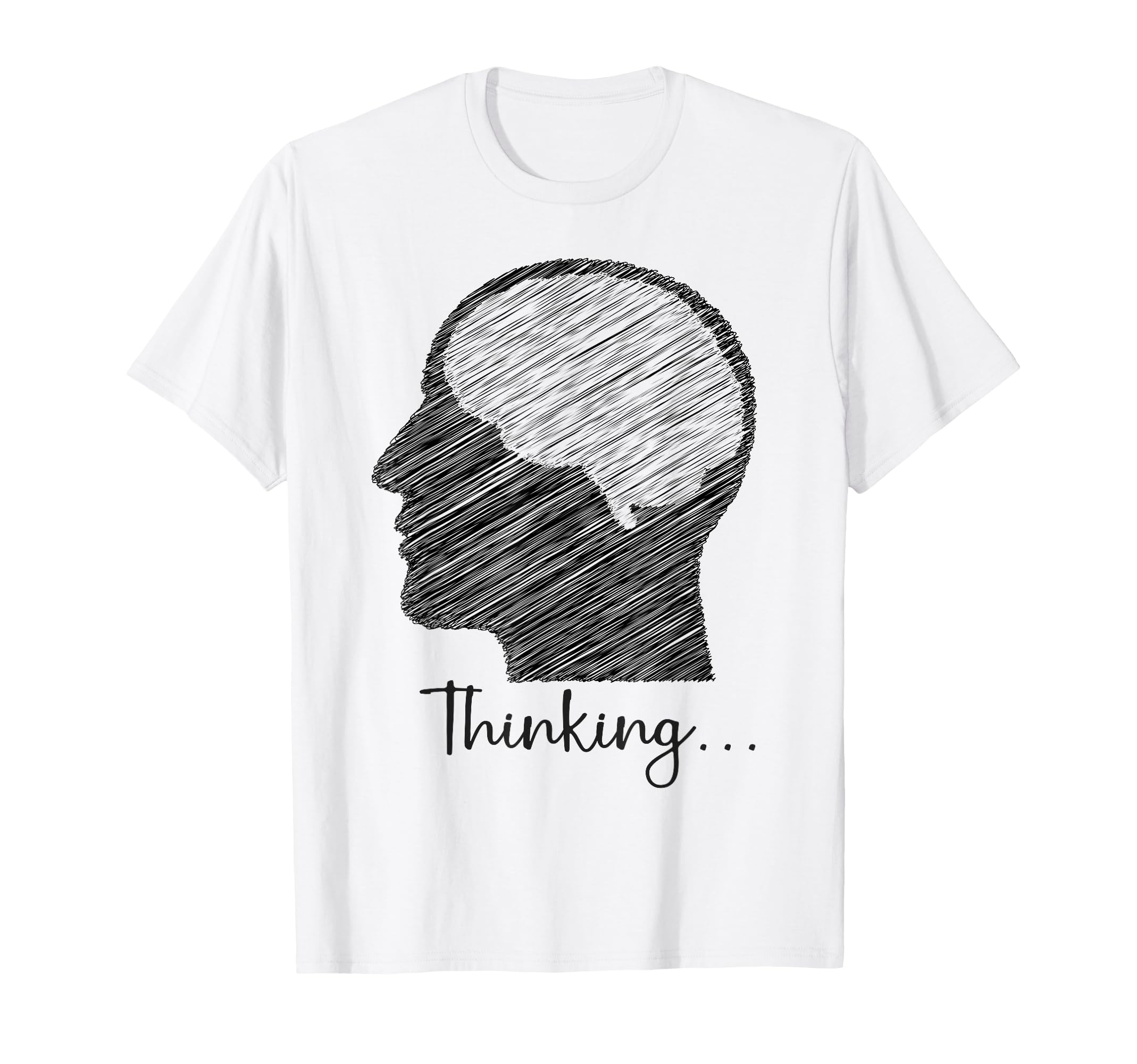 Im Critical Thinking Scribble Art T-Shirt - Fun Novelty Design Men Women - T-Shirt, Sweatshirt, Hoodie
