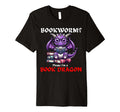 Funny Bookworm Dragon Bookworm Please T-Shirt - Unique Graphic Men Women - T-Shirt, Sweatshirt, Hoodie