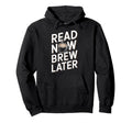 Drinking Coffee Book Lover Bookworm Hoodie - Fun Novelty Design for Adults - T-Shirt, Sweatshirt, Hoodie