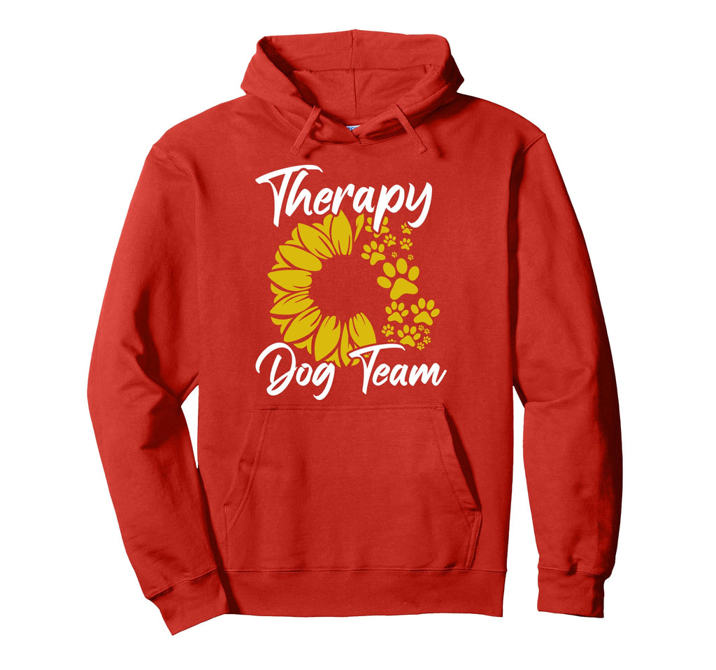 Therapy Dog Team Group Dog Handler Hoodie - Novelty Apparel for Adults - T-Shirt, Sweatshirt, Hoodie