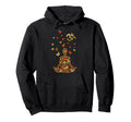 Yoga Lotus Pose Mandala Meditation Hoodie - Unique Graphic Men Women - T-Shirt, Sweatshirt, Hoodie