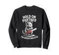 Quokka Mouse And Chainsaw Hold Sweatshirt - Unique Graphic Men Women - T-Shirt, Sweatshirt, Hoodie