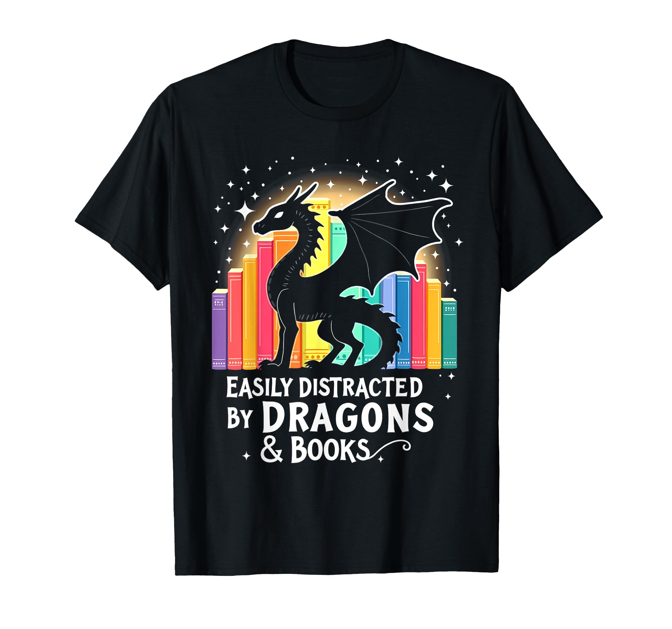 Reading Lover Easily Distracted T-Shirt - Novelty Apparel for Adults - T-Shirt, Sweatshirt, Hoodie