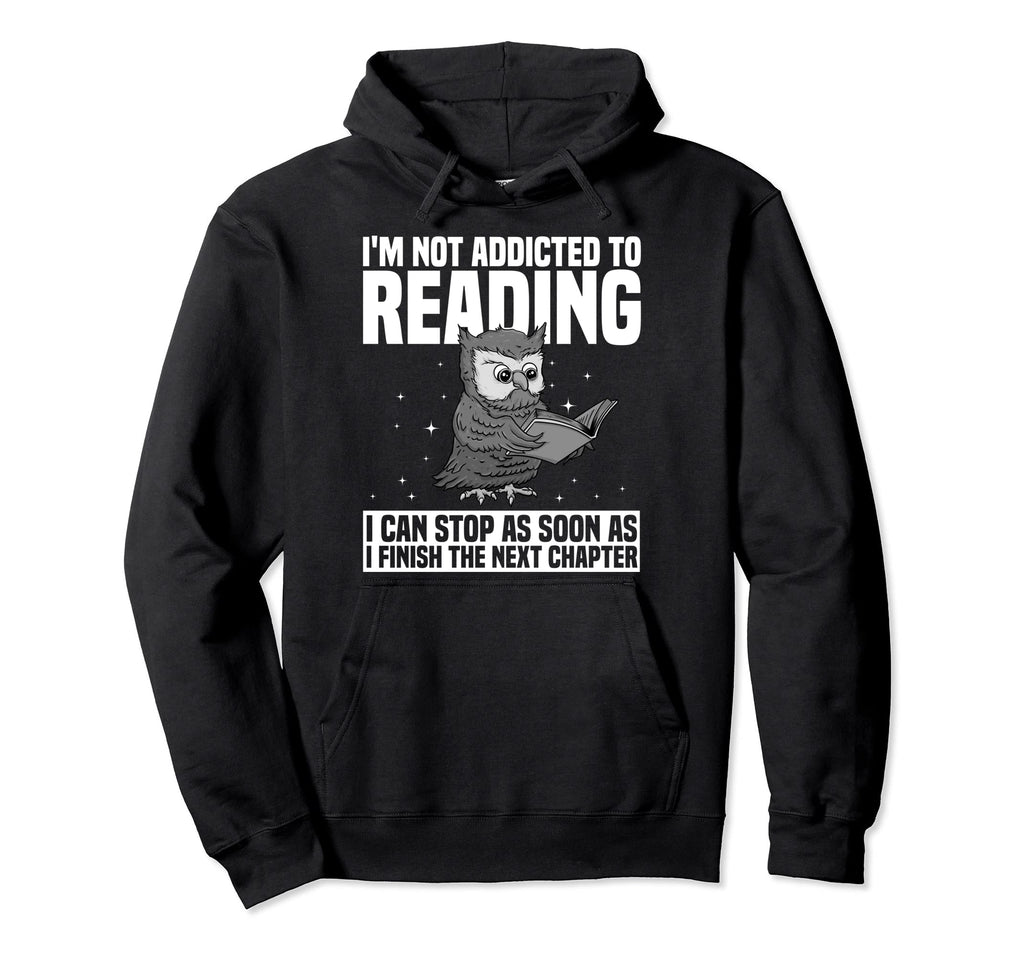 Funny Book Reader Art Bookish Book Nerd Hoodie - Trendy Graphic Men Women - T-Shirt, Sweatshirt, Hoodie
