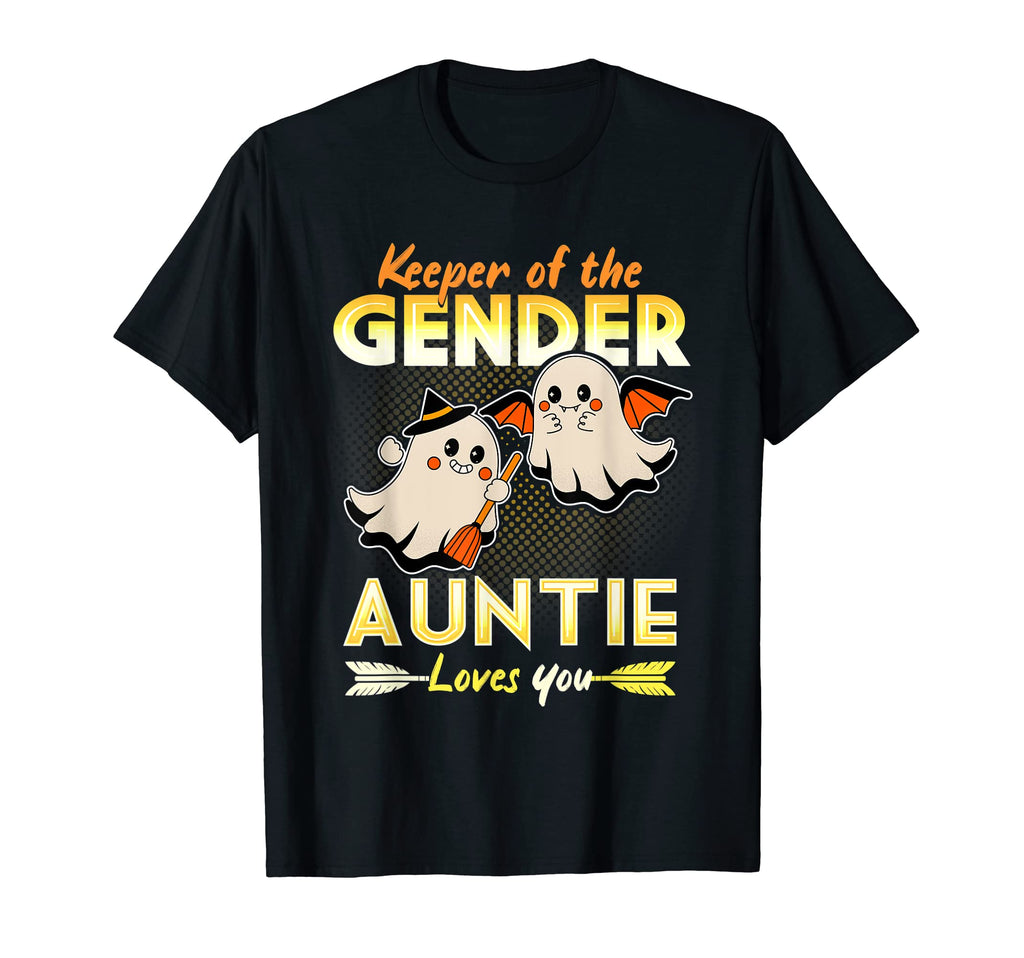 Keeper Gender Auntie Loves You Reveal T-Shirt - Minimalist Print Men Women - T-Shirt, Sweatshirt, Hoodie