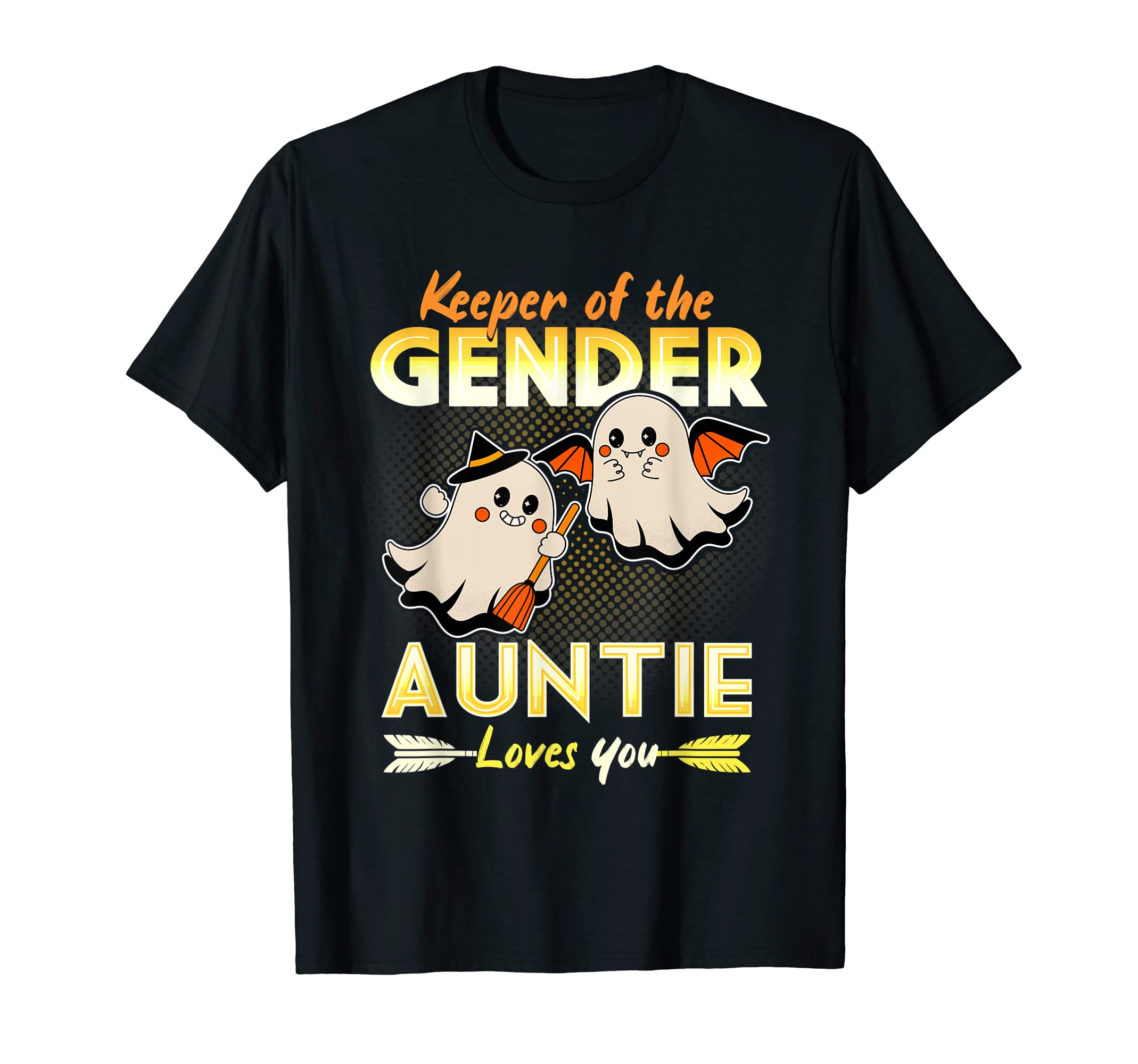 Keeper Gender Auntie Loves You Reveal T-Shirt - Minimalist Print Men Women - T-Shirt, Sweatshirt, Hoodie