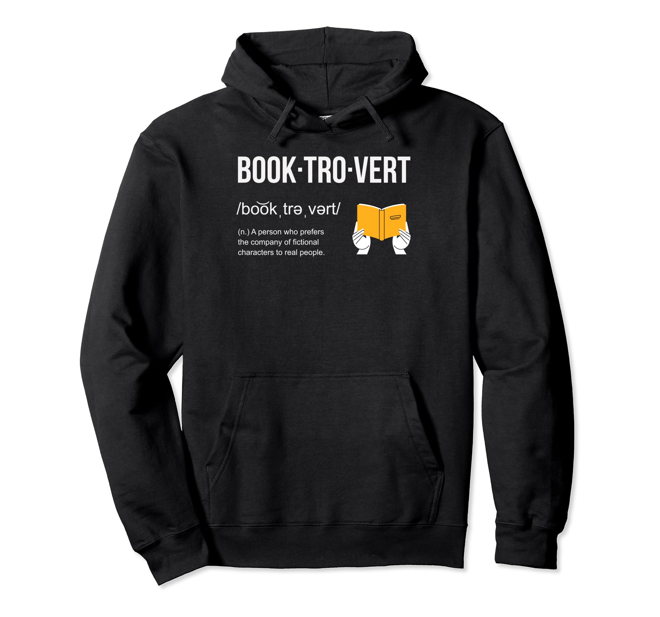 Booktrovert Hoodie - Custom Art Print Unisex - T-Shirt, Sweatshirt, Hoodie