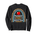 Progress Over Perfection Leopard Sweatshirt - Trendy Graphic Men Women - T-Shirt, Sweatshirt, Hoodie