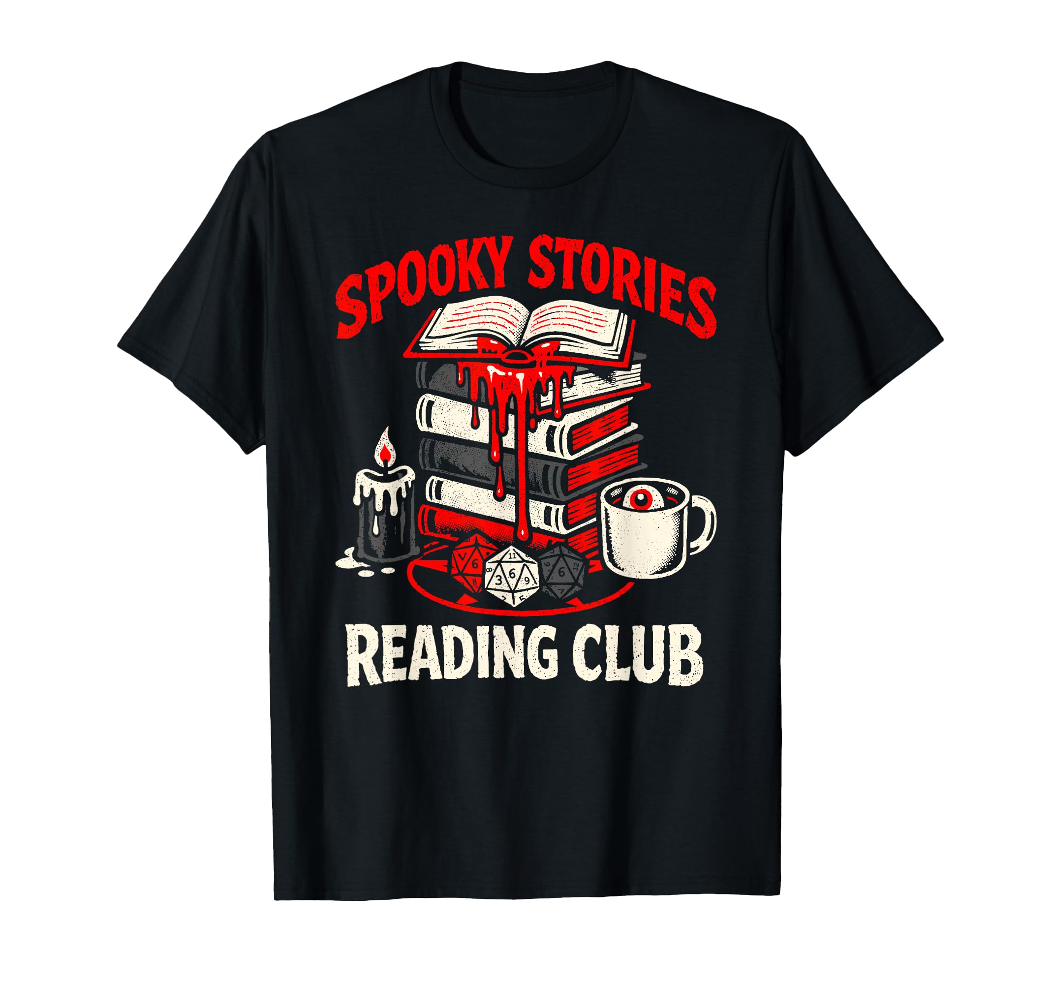 Spooky Stories Reading Club Horror Novel T-Shirt - Custom Art Print Unisex - T-Shirt, Sweatshirt, Hoodie